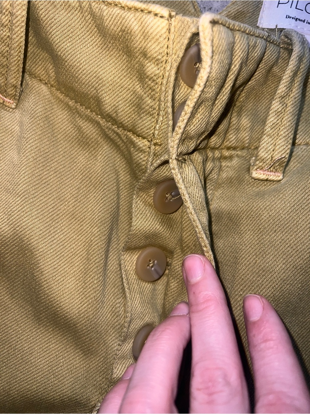 Pilcro Tapered Crop Chino Pants - Picture 5 of 7